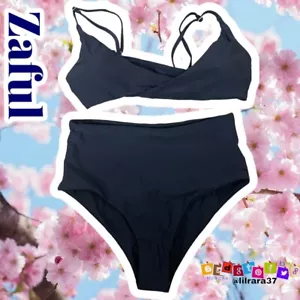 Women's Sexy Push Up Padded Bra Top with Cheeky Bottom Bikini Sets 2PCS Swimsuit - Picture 1 of 10
