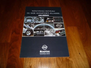 SsangYong Musso Prospekt Brochure Depliant - Bild 1 von 1