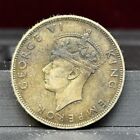 1939 Seychelles 1 Rupee Coin George VI 