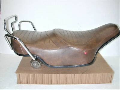 De colección Harley Davidson 1979 Cabeza de Pala Suspensión Ajustable Moto Doble Asiento Foto 1 de 4