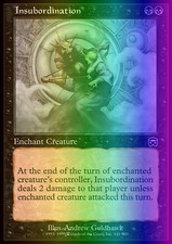 Magic the Gathering MTG Insubordination (141) Mercadian Masques   LP FOIL