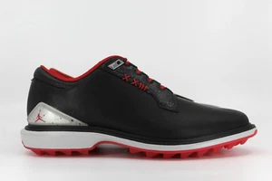 Zapato de golf Nike Jordan ADG 5 negro rojo fuego metálico plateado FQ6642-001 - Imagen 1 de 22