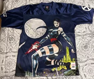 Camiseta de fútbol Huf X Marvel “Psylocke” para hombre S rara - Imagen 1 de 8