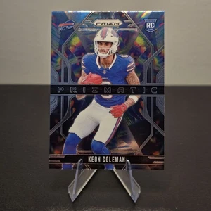 2024 Panini Prizm - Prizmatic Keon Coleman #15 Green Wave Prizm (RC) - Picture 1 of 2