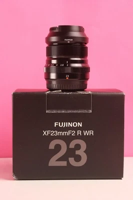 Fujifilm XF 23mm F/2 R WR Lens Super EBC Aspherical Fujinon Black EXC! - image 1 of 4