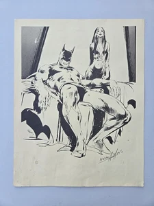 Póster impreso vintage de Batman de Neal Adams 1970 DC COMICS 22,5" X 17,5" - Imagen 1 de 8