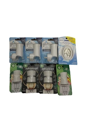 Lot of 8 Assorted Plug-In Warmers-Glade, Air Wick, Febreze.Make Your House Fresh - Image 1 of 2