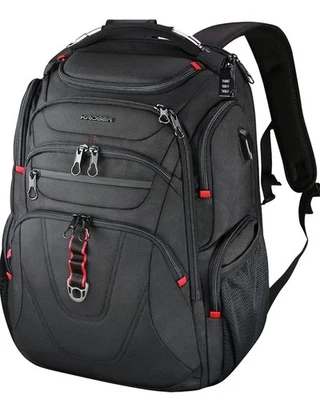 Mochila de viaje para computadora portátil KROSER 17,3 pulgadas XL mochila para computadora de alta resistencia  Foto 1 de 4