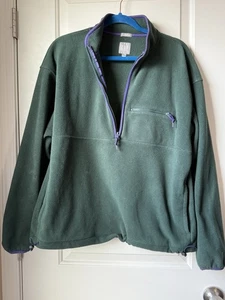 Gap  Arctic Fleece Men’s Small Green 1/2 Zip Pullover Sweater - Picture 1 of 7