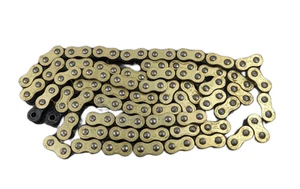 Tusk TK428MX-122 428 Gold Plated Race Chain 122 Links Motorcycle Dirt Bike MX - Picture 1 of 1