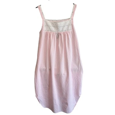 Camisola Lauren Ralph Lauren EUA S 100% algodão rosa coquete roupa de dormir feminina - Imagem 1 de 4