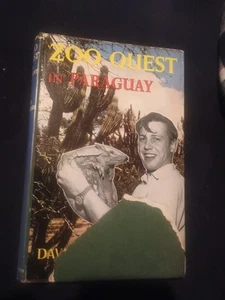 ZOO QUEST IN PARAGUAY - David Attenborough (Hardback, 1959) 1st Edition, Vintage - Picture 1 of 15