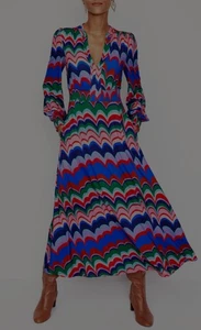 Vestido Boden Ivy Midi Calado Multi Para Mujer Talla 2R (XS,S) - Imagen 1 de 9