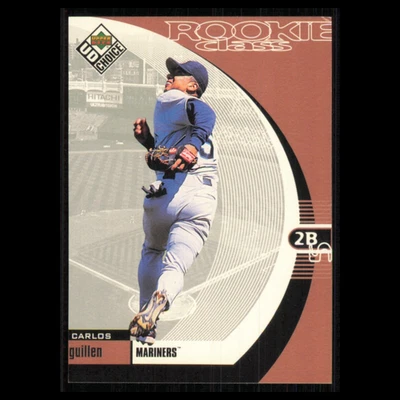 Tarjeta de béisbol Carlos Guillén novato #19 1999 elección de cubierta superior Seattle Mariners Foto 1 de 3