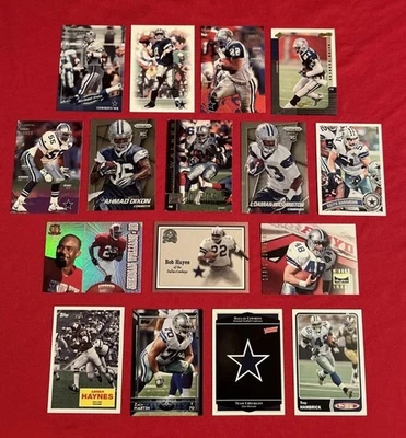 Lote de 120 tarjetas de fútbol americano Dallas Cowboys Bob Lilly Troy Aikman Emmitt Smith Foto 1 de 4