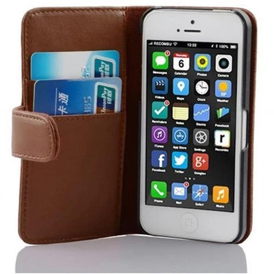 Case for Apple iPhone 5C Protection Wallet Stand Cover Magnetic Book - Image 1 of 4