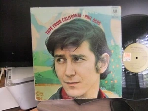 PHIL OCHS TAPES FROM CALIFORNIA LP ON ORGINAL BROWN A&M RECORDS - Picture 1 of 2