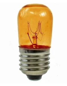 2x 15W Amber Coloured Pygmy Sign Light Bulbs, Display Lamp, Edison Screw ES E27 - Picture 1 of 1