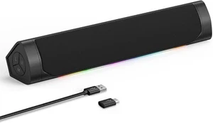 Lautsprecher Soundbar PC Computer Monitor Boxen Box LED Bluetooth USB B475 - Bild 1 von 7