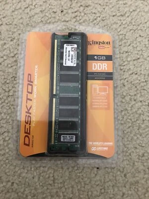Kingston 1 gb DDR PC3200 Memory - NEW - Image 1 of 2