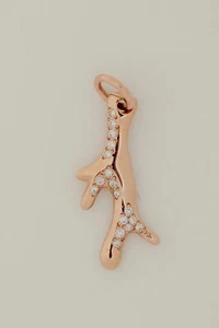 Dodo Pomellato Corallo Ed Limitata Numerata Oro Rosa 9k E Diamanti Brown - Foto 1 di 3