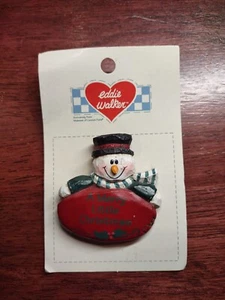 Eddie Walker Midwest Cannon Falls Resin Pin Snowman A Merry Little Christmas - Bild 1 von 3