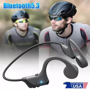 2024 Bluetooth5.3 Wireless Bone Conduction Open-Ear Headphones for Sport Fitness - Picture 1 of 10