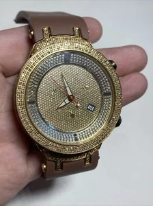 JOE RODEO MASTER All Stainless Steel w/ Diamonds Chronograph Swiss Men’s Watch - Picture 1 of 7