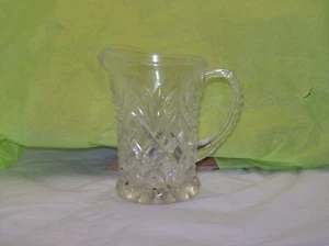 Small Vintage Anchor Hocking Clear Glass Pitcher - Picture 1 of 9