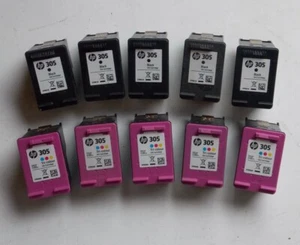 Ten Hp  305  Ink Cartridges - Picture 1 of 1