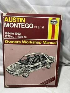 Austin Montego 1.3 & 1.6 (1984-1992) Haynes Owners Workshop Manual - Picture 1 of 8