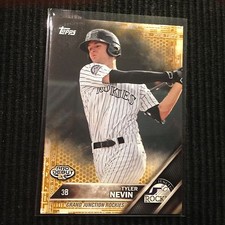 2016 TOPPS PRO DEBUT #77 TYLER NEVIN *GOLD #23/50*  GRAND JUNCTION ROCKIES