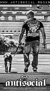 ANTISOCIAL Streetwear 'Only DOG Can Judge Me' Shirt - S - 4XL - NEU - Bild 1 von 2