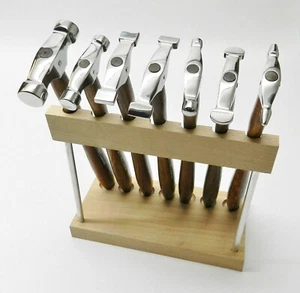 7 Mini Trustrike Hammer Set & Stand Designing Jewelry Metalsmith Forming Shaping - Picture 1 of 8