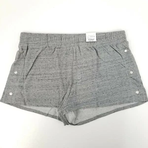 New Flirtitude Active Womens Jrs Plus 3X French Terry Gray Space Dye Shorts NWT - Picture 1 of 8