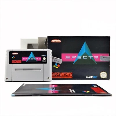 Super Nintendo Spiel : Spectre von GameTek - OVP Anleitung PAL | SNES Game - Bild 1 von 4