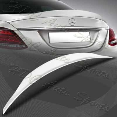 Alerón de maletero blanco perla para Mercedes Clase C 2015-2021 sedán W205 W-Power Foto 1 de 4