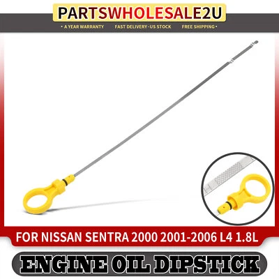 Engine Oil Dipstick for Nissan Sentra 2000 2001 2002 2003 2004 2005 2006 1.8L - Image 1 of 4