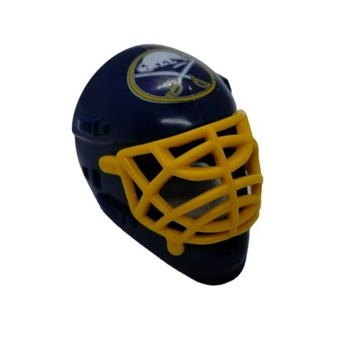 Franklin NHL Buffalo Sabres Mini Goalie Face Mask Helmet Plastic 2 in Cover