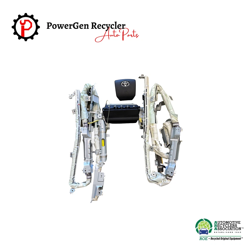 2014 TO 2023 TOYOTA 4RUNNER WHEEL, KNEE, RIGHT & LEFT SIDES ROOF AIRBAGS OEM Foto 1 de 1