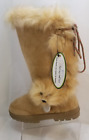 Fuzzy Nation Mid Calf Faux Fur Boots Pomeranian Puppy Faces Size 5