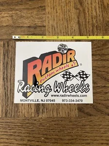 Radir Custom Wheels Auto Decal Sticker - Picture 1 of 3
