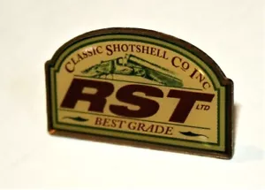 Vintage RST Classic Shot Gun Shell Target Shooting Advertising Pin New NOS 1990s - Bild 1 von 3