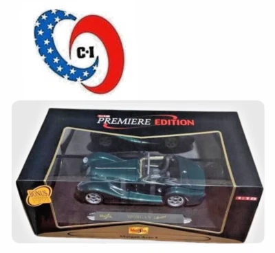 Rare Morgan Aero 8 Green 1:18 Maisto Premiere Edition - New, Limited Find - Image 1 of 4