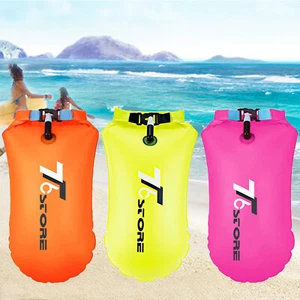 1-3X Boa da Nuoto Gonfiabile Air Drybag Galleggiante Traino Galleggiante Aiuto Galleggiante Acqua Aperta - Foto 1 di 34