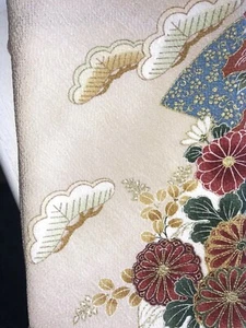 Scarf Womens Silk Japanese Hand Painted Nature 26.5X 26.5 NWT Box - Picture 1 of 10