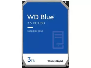 WD Blue 3TB Desktop Hard Disk Drive - 5400 RPM SATA 6Gb/s 256MB Cache 3.5 - Picture 1 of 2