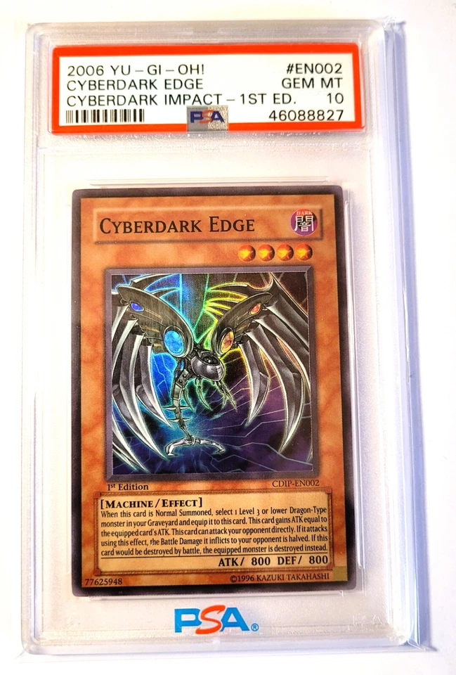 CDIP-EN002 PSA 10 CYBERDARK EDGE Super Rare 1st Edition YUGIOH 2006 - Image 1 of 1