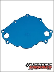 WP113B Meziere Electric Water Pump Backing Plates Blue Anodized Ford 289/302/351 - Picture 1 of 1