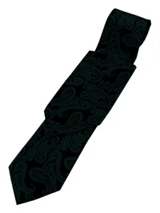 Paisley Tie and Pocket Hankie Set. Prom Formal Career Tuxedo Cruise Homecoming - Picture 1 of 66